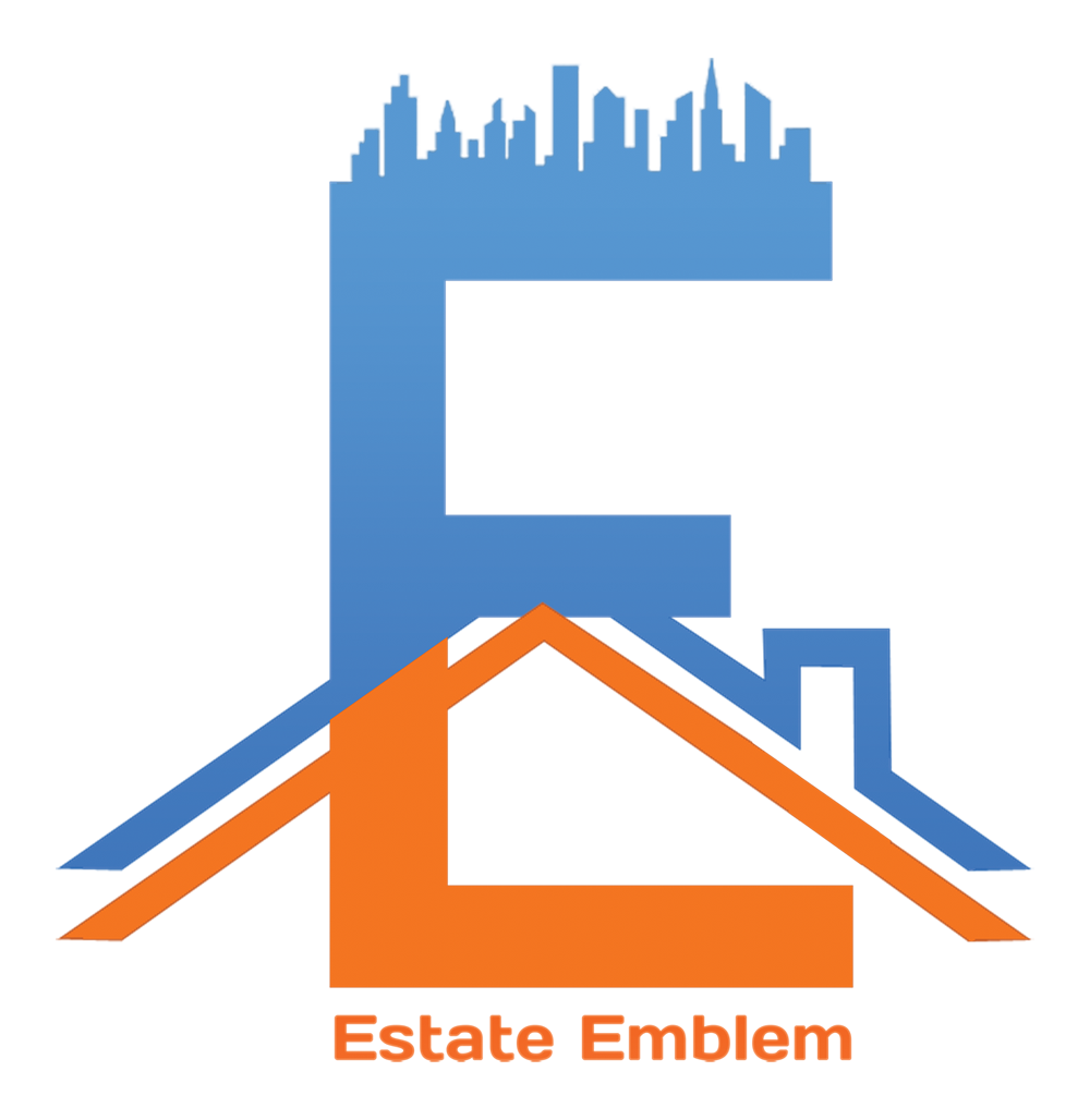 Estate Emblem logo, a real estate product by AI BI Street Pvt Ltd